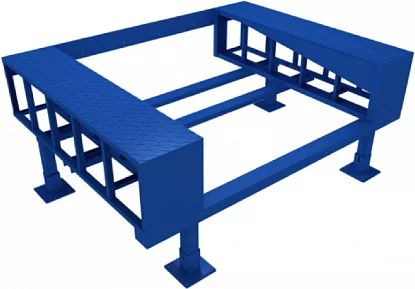 Ферма выносная DoorHan для электрогидравлических и механических платформ синяя